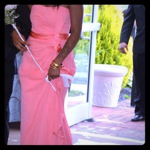 Coral Bridesmaids Dress
